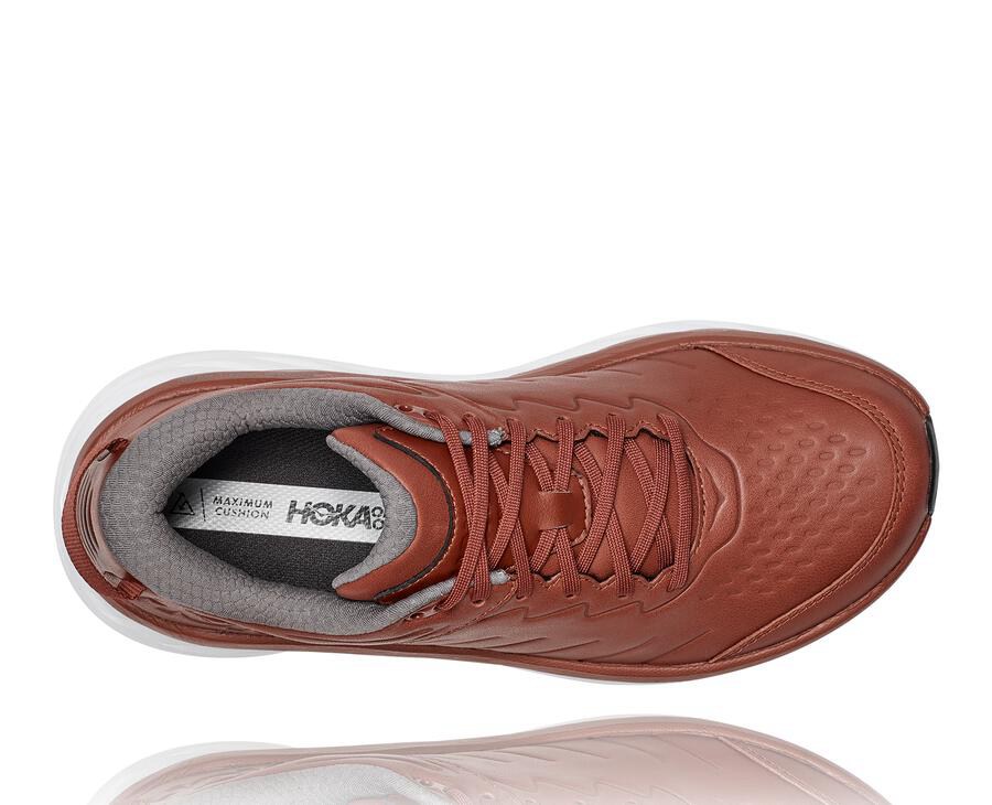 Hoka One One Tenisky Panske Hnede - Bondi Sr - 76083-DPVC